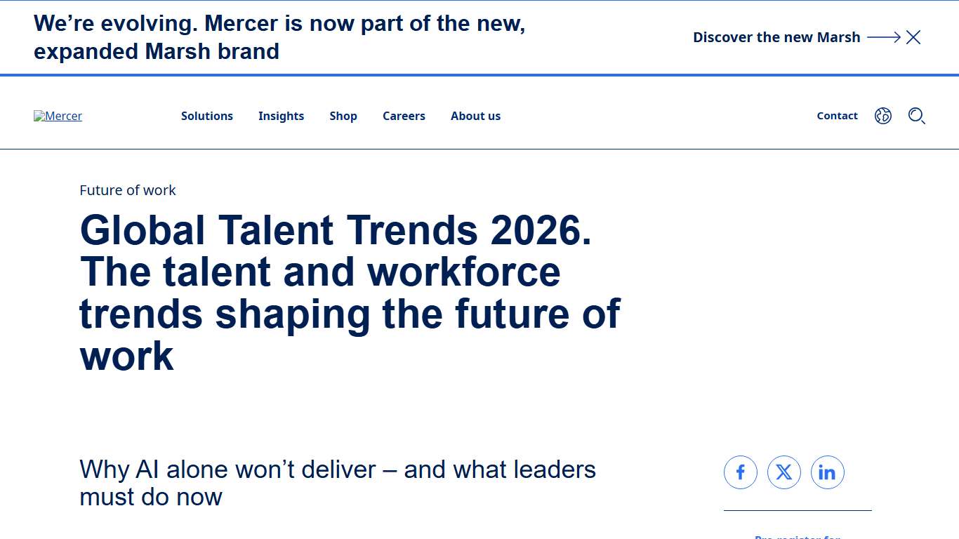 Global Talent Trends 2026